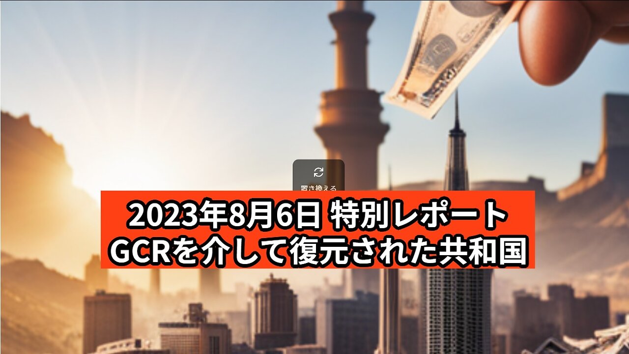 2023年8月6日:特別レポート GCRを介して復元された共和国