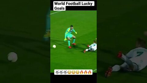 World Football Lucky Goals #shorts #football #goals