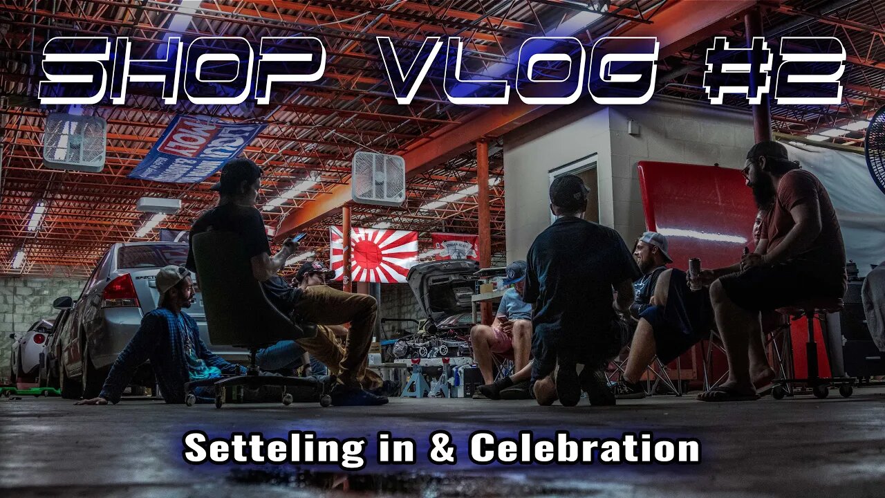 Setting up the DETAIL BAY!! | Shop Vlog #2 | Organizing + Cleaning a Dirty Shop & Celebration