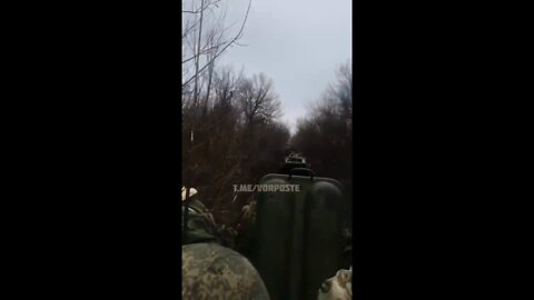 Russian troops in Donbass. Exact date and place unknown.