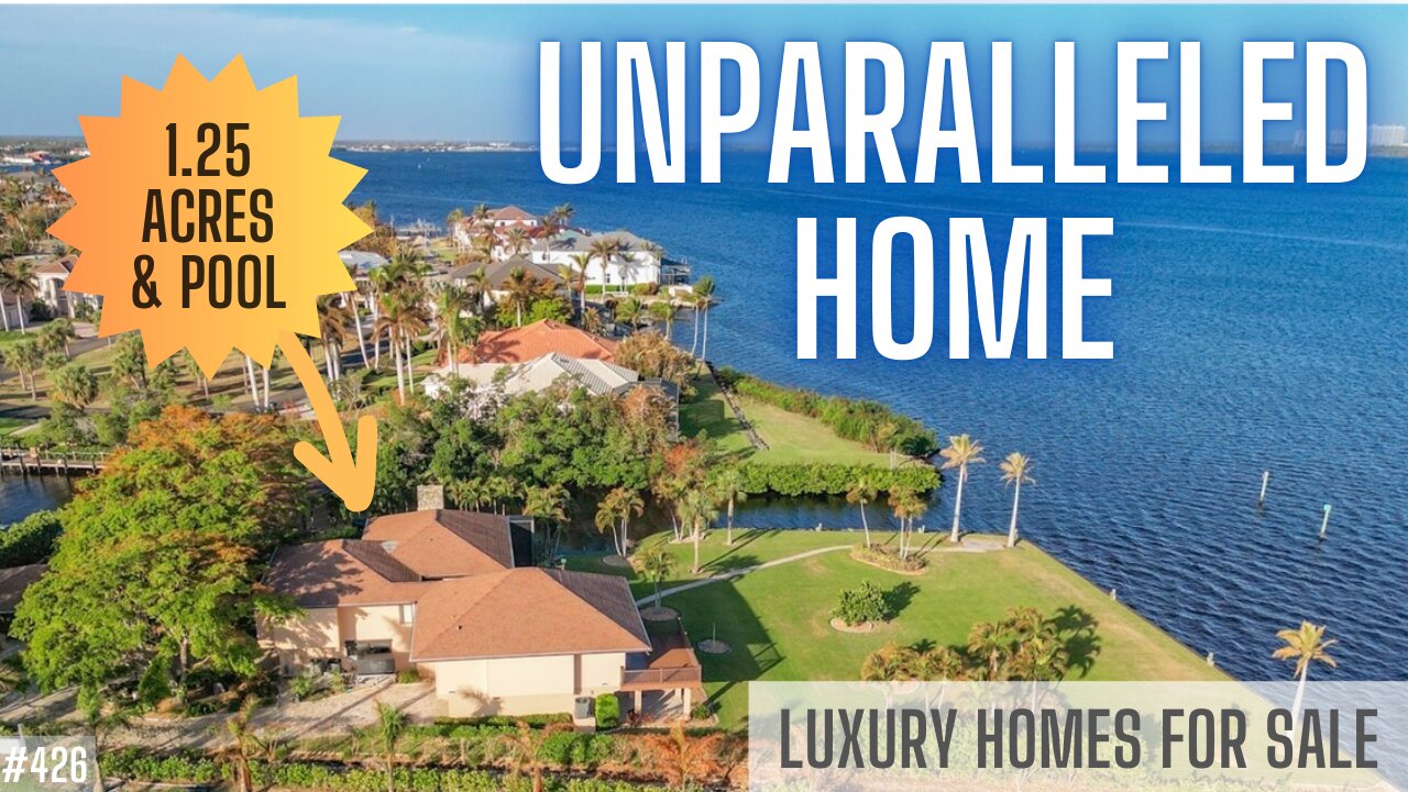 WATERFRONT HOME | POOL | Fort Myers Homes | LUXURY HOMES For Sale in Southwest Florida Real Estate