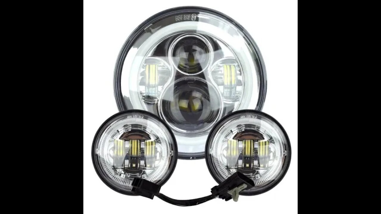 Cheap Ebay or Amazon Halo Ring Motorcycle headlight Install