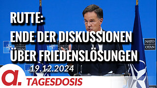 Rutte fordert ein Ende der Diskussionen über Friedenslösungen für die Ukraine | Von Thomas Röper