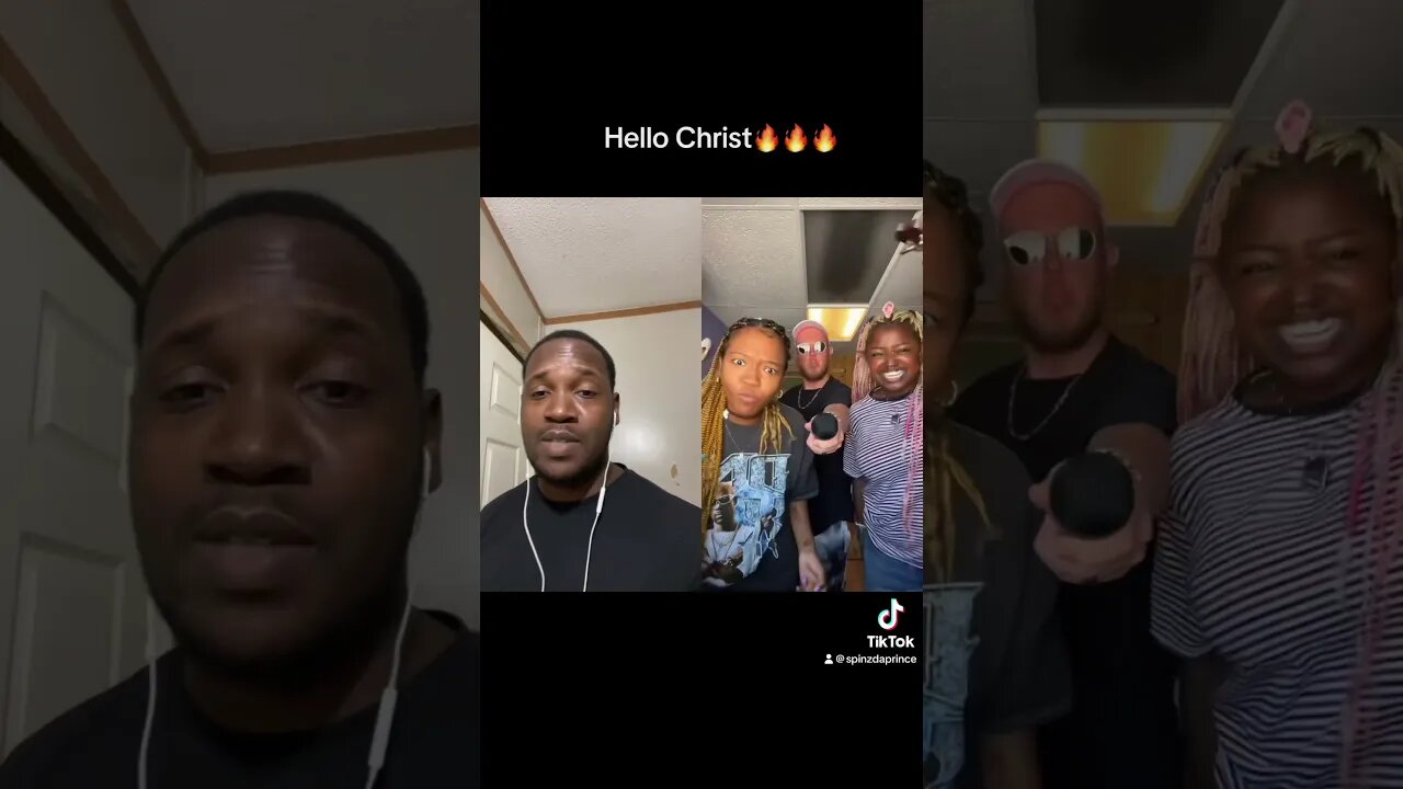 Hello Christ 👋🔥🔥🔥 #freestylerap #spinzdaprince #rap #short #subscribe #duet #shorts