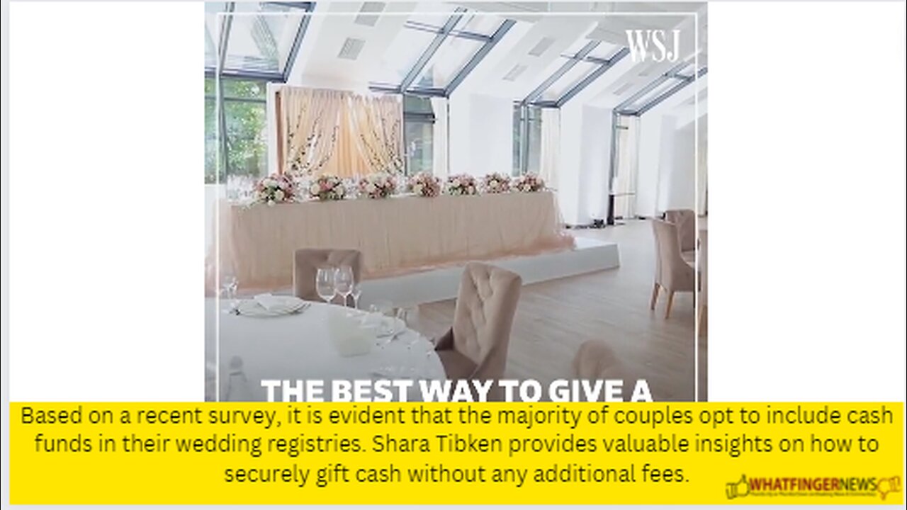 Based on a recent survey, it is evident that the majority of couples opt to include cash funds