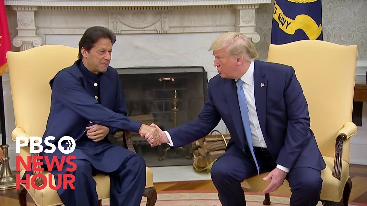 WATCH: President Trump meets with Pakistani prime minister Imran Khan