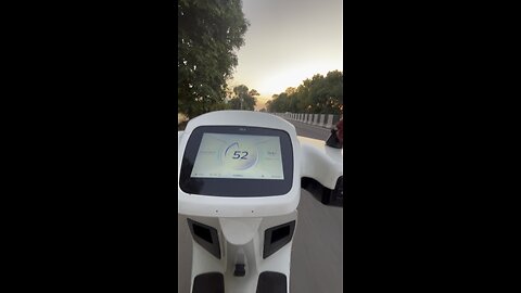 Ola Scotor with Cruise Control 😳 #handfree #india #ev