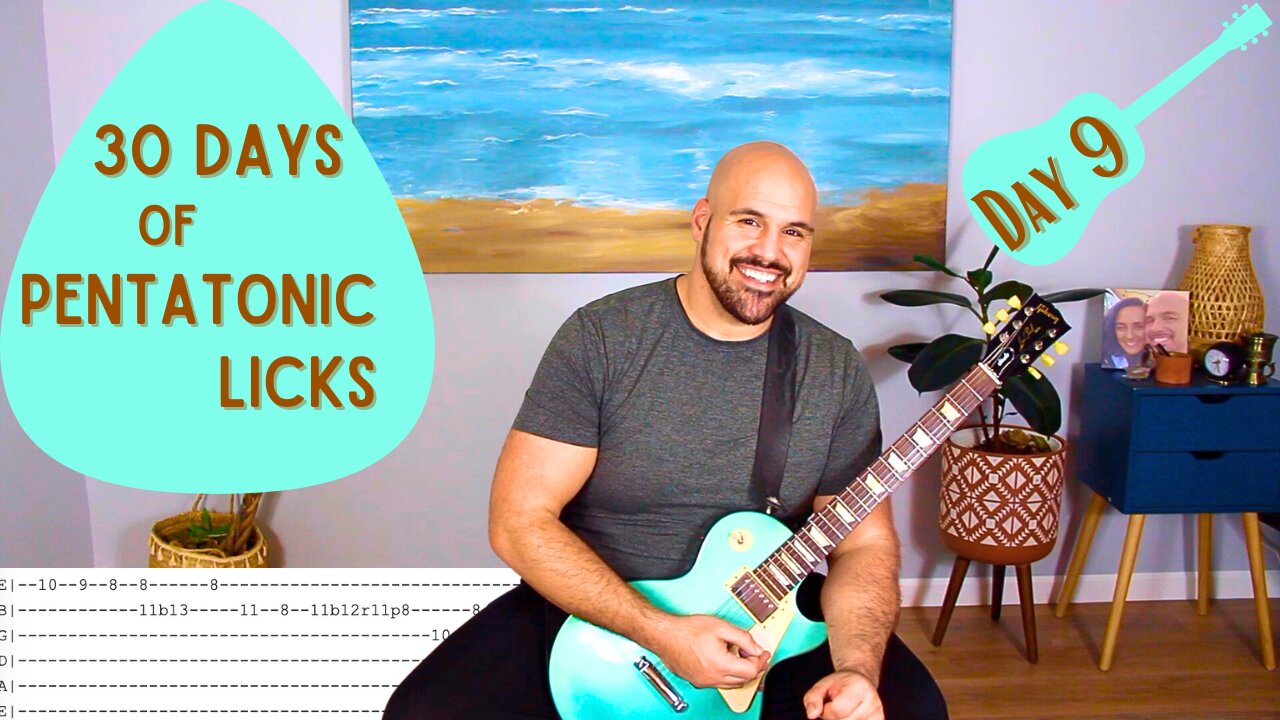 Day 9 - 30 Days Of Pentatonic Licks 2025 - Guitar Lesson