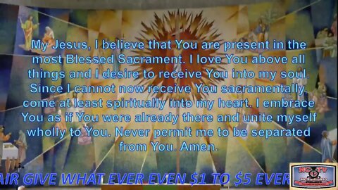 NCTV45 CATHOLIC MASS FROM HOLY SPIRIT PARISH (ST VITUS SITE) TUESDAY JULY 28 2020