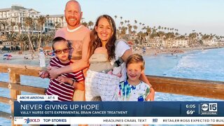 Valley nurse gets experimental brain cancer treatment