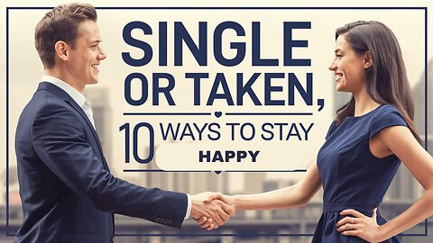 Single or Taken, 10 Ways to Stay Happy