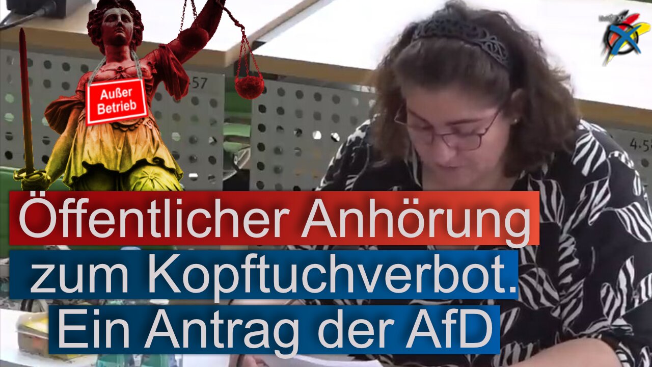 AFD ANTRAG IM SÄCHSISCHEN LANDTAG KOPFTUCH VERBOT IN SCHULEN UND KITAS.