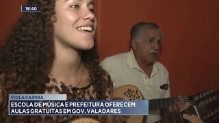 Viola caipira: Escola de música e prefeitura oferecem aulas gratuitas em Gov. Valadares