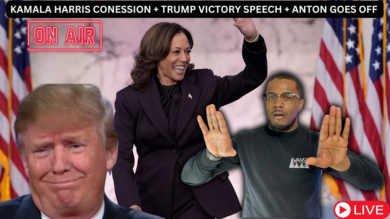 Kamala Harris Concession Speech | Trump Victory Speech | Anton Goes Off On Randi