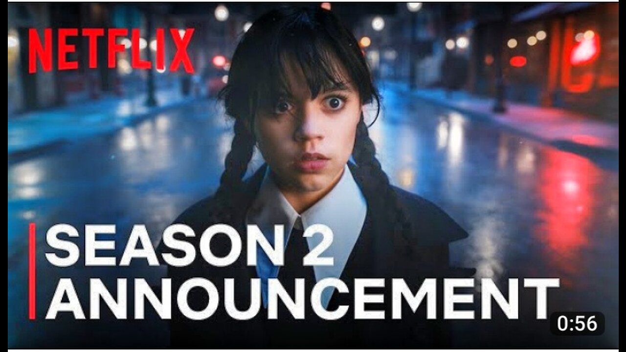 Wednesday Addams | Season 2 Announcement | Netflix
