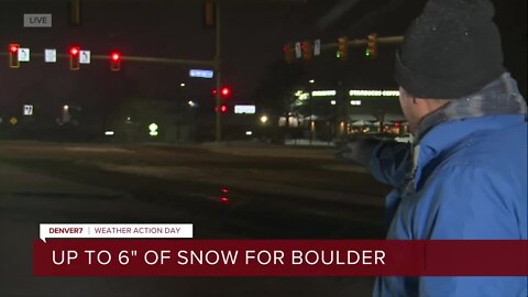 Early look at roads in Boulder