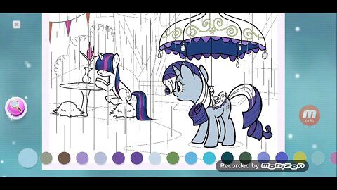 Lets paint a Rainy Rarity picture! / MLP: Color by Magic