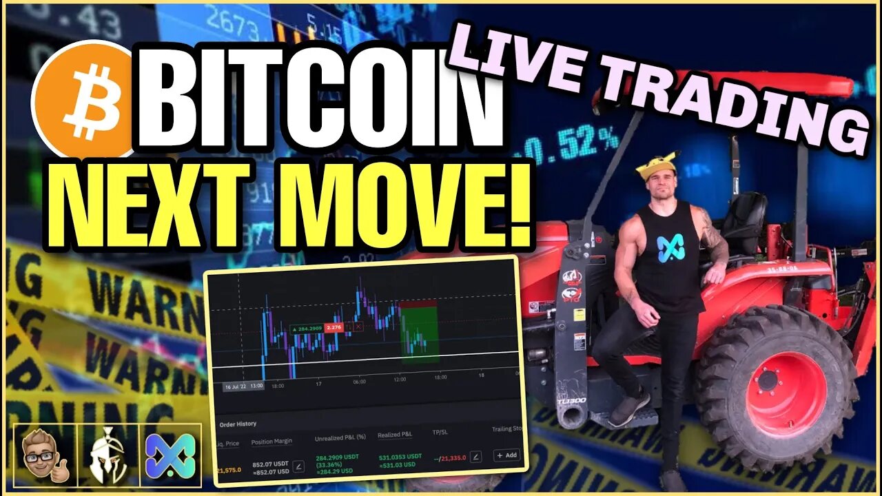 LIVE SHORT TRADE - Bitcoin's Next HUGE Move! | Sunday Scalping & Analysis