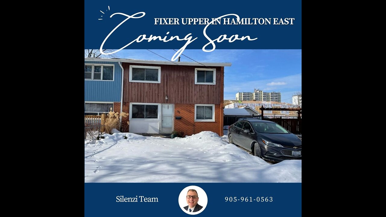 Coming Soon - Fixer-upper Home in Hamilton East