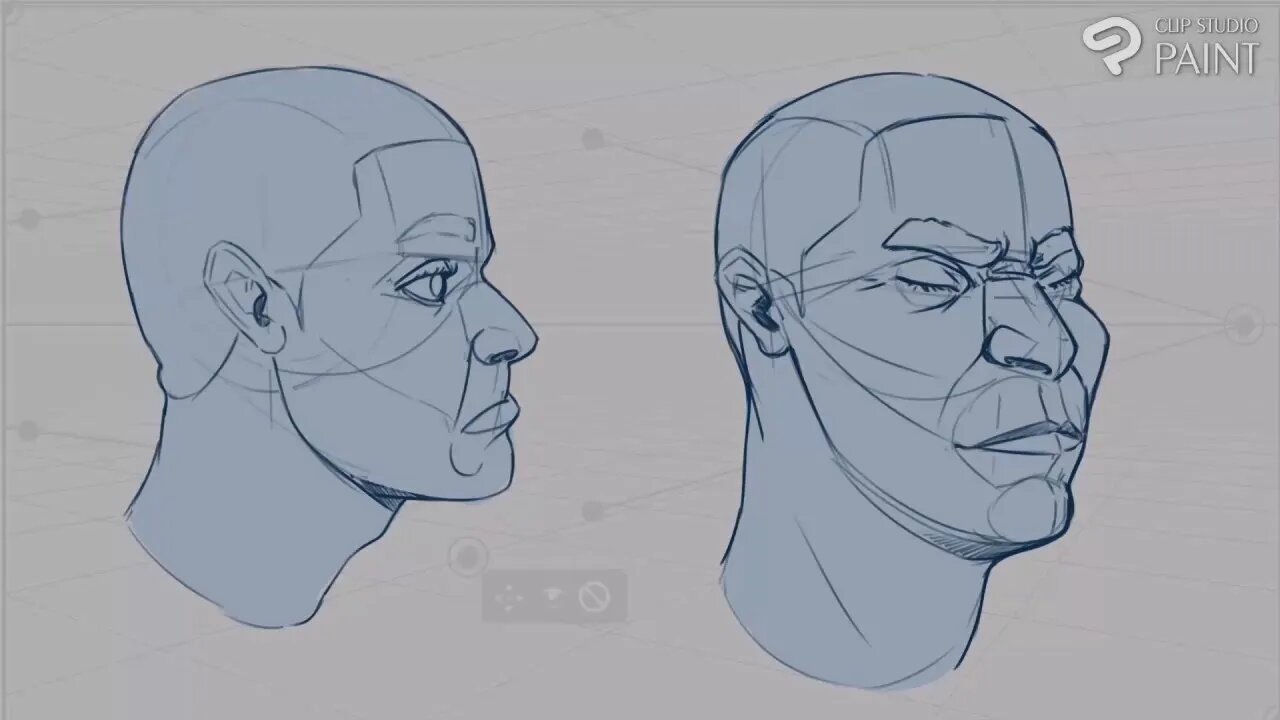 HOW TO SKETCH HEADS. PRACTICE FOR ANATOMY - 001 #sketching #headshot #drawing