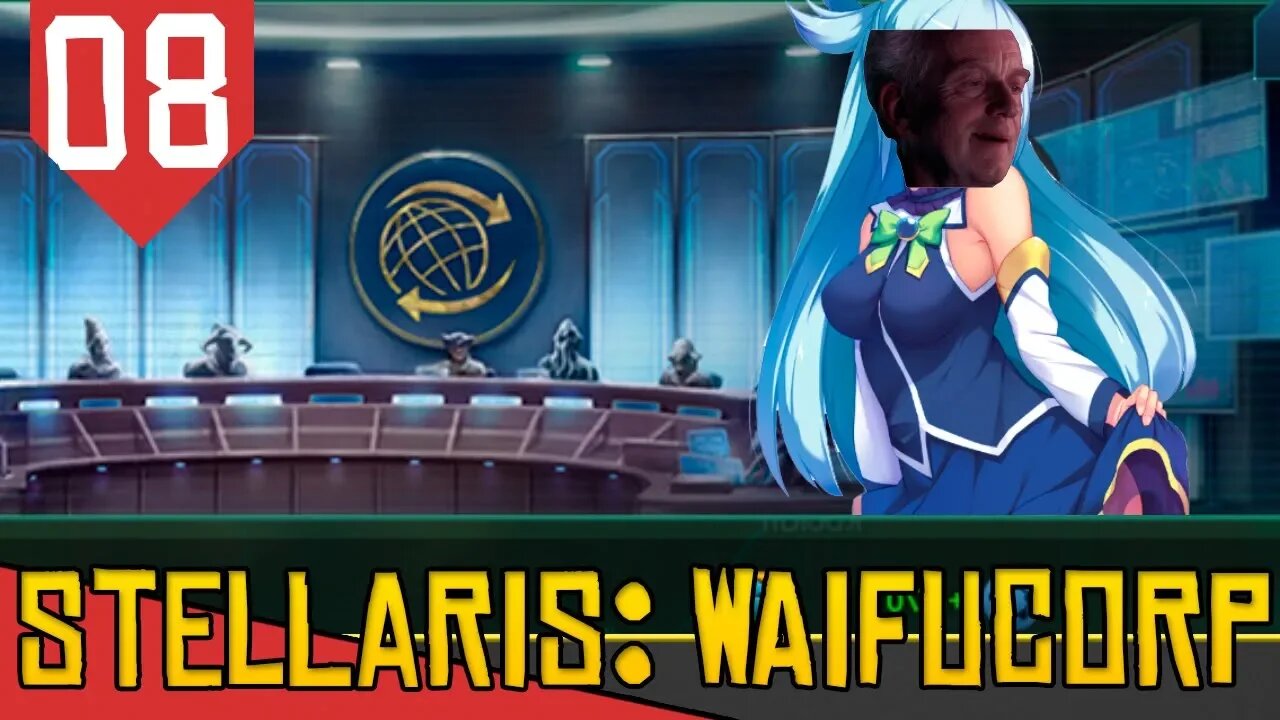 EU SOU O SENADO - Stellaris Waifu #08 [Série Gameplay Português PT-BR]