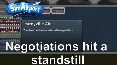 Corporations suck #SimAirport #TheArcanum