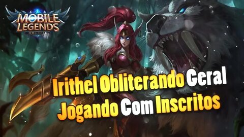 Jogando com os INSCRITOS, ela fica MUITO FORTE nesse modo | Mobile Legends