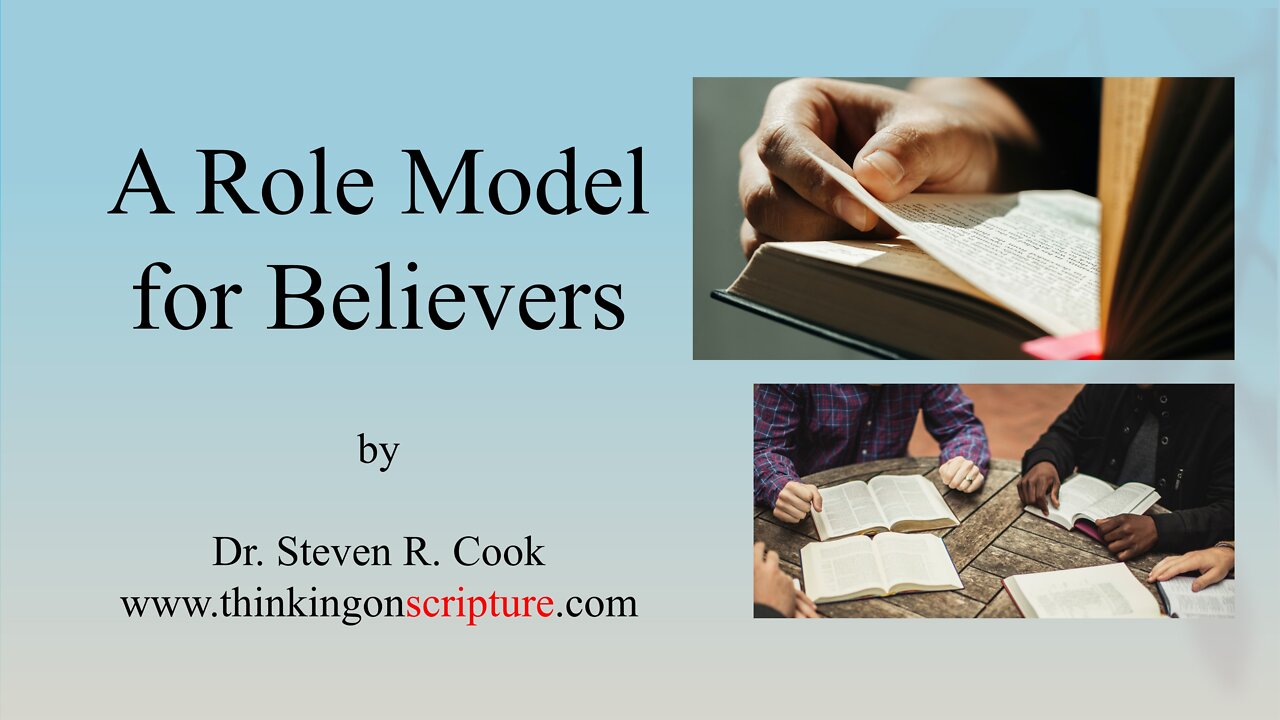 A Role Model for Believers