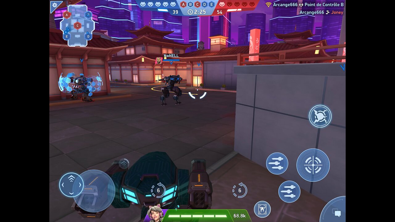 Collaborative battle with *Coquinette*, Saltimbanque, KaHELL and Arcange666 = Epic destruction!