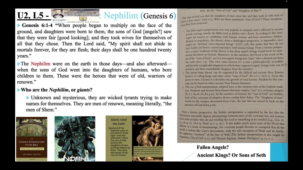 THEO - Genesis 6, Nephilim, I Enoch