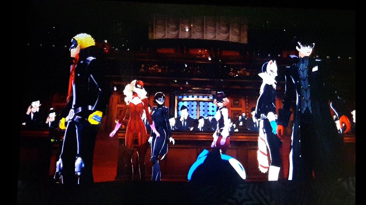 Persona 5 (PS4): Shido's Palace Ark Part 2 - Shadow Shido Boss Fight Gameplay Screen Capture