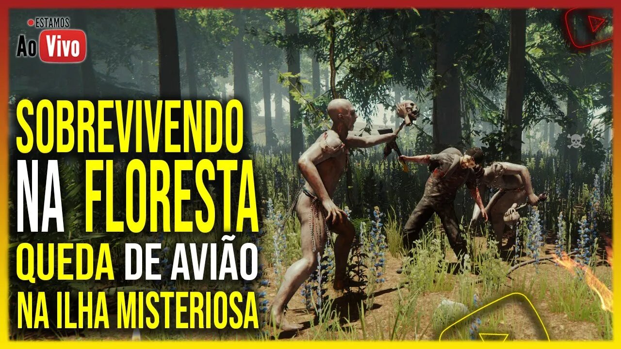 🔴 RONALDO JOGANDO THE FOREST COM AMIGOS - SERÁ QUE VAMOS SOBREVIVER APÓS A QUEDA DO AVIÃO?