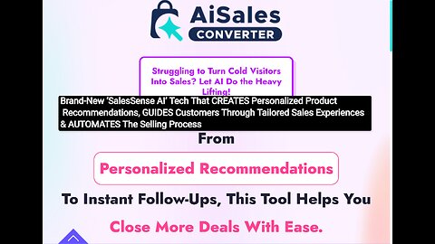 AI Sales Converter Review: Boost Conversions with AI Automated Personalized Sales