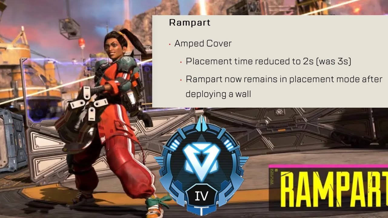 Apex legends Rampart buff is OP in rank