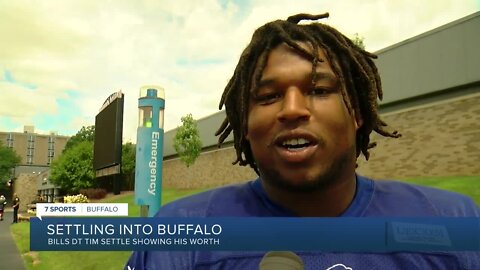 "Settle-ing" nicely: Bills DT Tim Settle brings skill and charisma to Buffalo