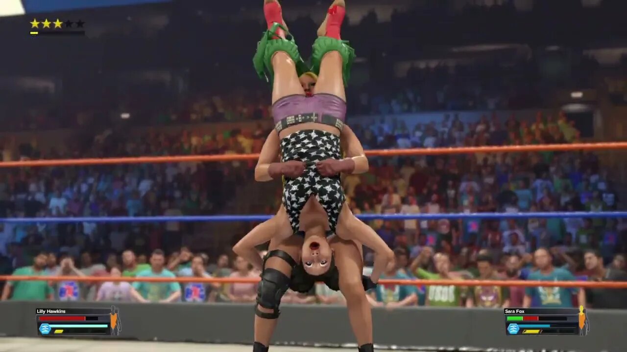 WWE 2K23: Lilly Hawkins Vs. Sara Fox (Legend Difficulty)