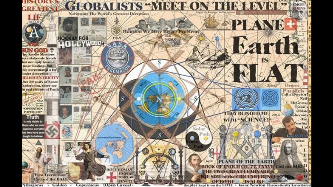 Freemason reveals and explains the shape of the Flat Earth