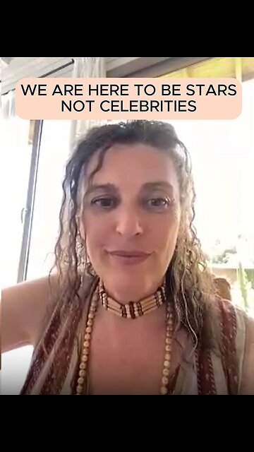 WE ARE HERE TO BE STARS NOT CELEBRITIES