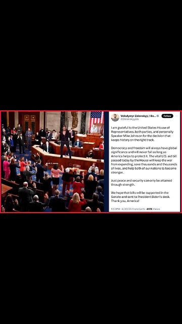 Zelensky sends his gratitude.