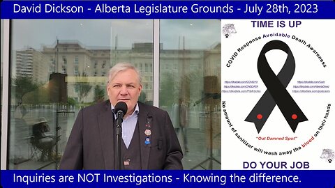 David Dickson - Alberta Legislature Grounds - July 28th, 2023