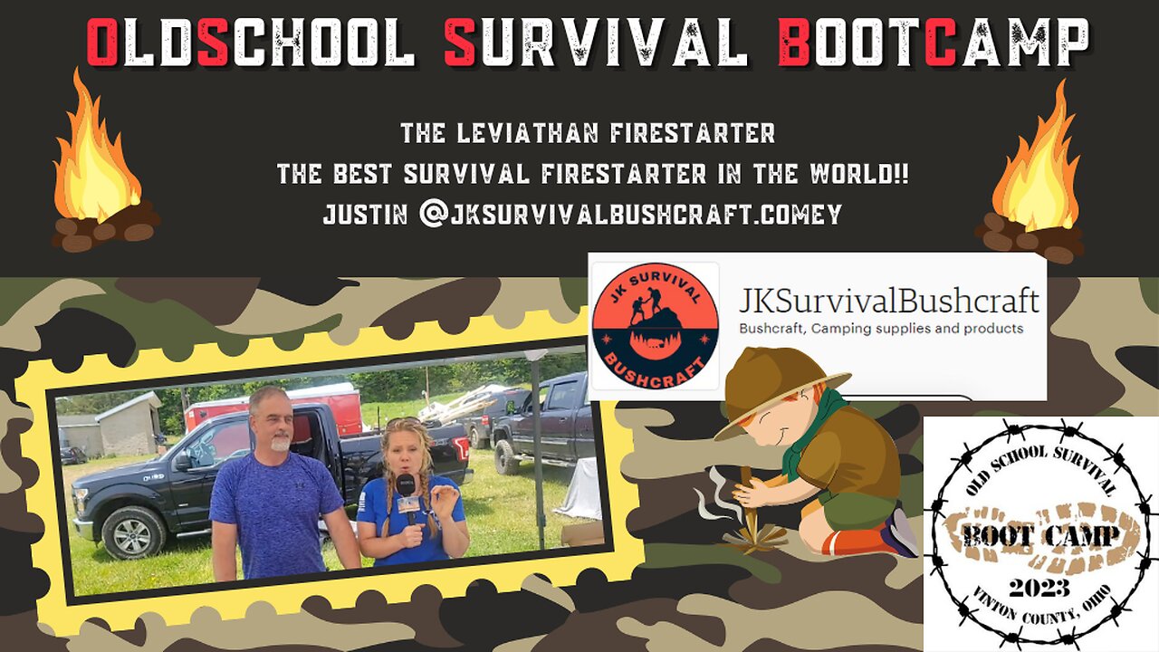 Survival Bushcraft Justin The BEST Survival Firestarter in the World!!