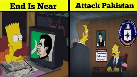 Creepy Simpsons Cartoons prediction about pakistan