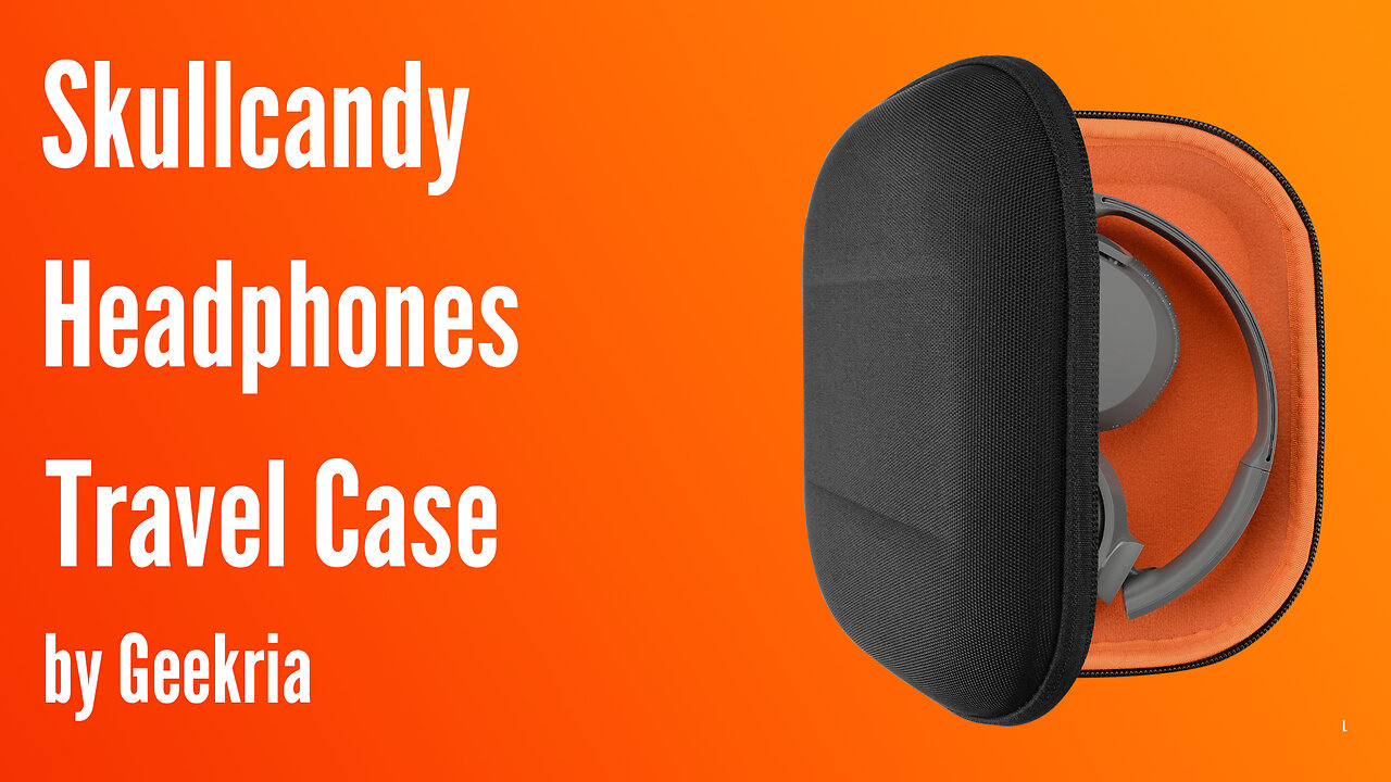 Skullcandy On-Ear Headphones Travel Case, Hard Shell Headset Carrying Case | Geekria