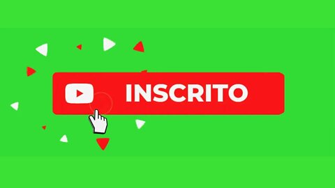 Chroma key botão inscreva-se green screen