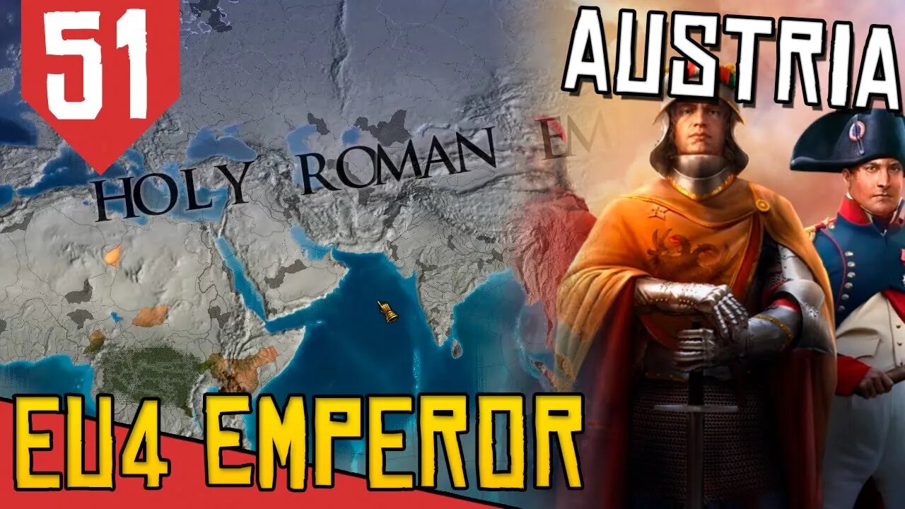 CONQUISTA MUNDIAL! WORLD CONQUEROR - EU4 Austria #51 [Série Gameplay Português PT-BR]