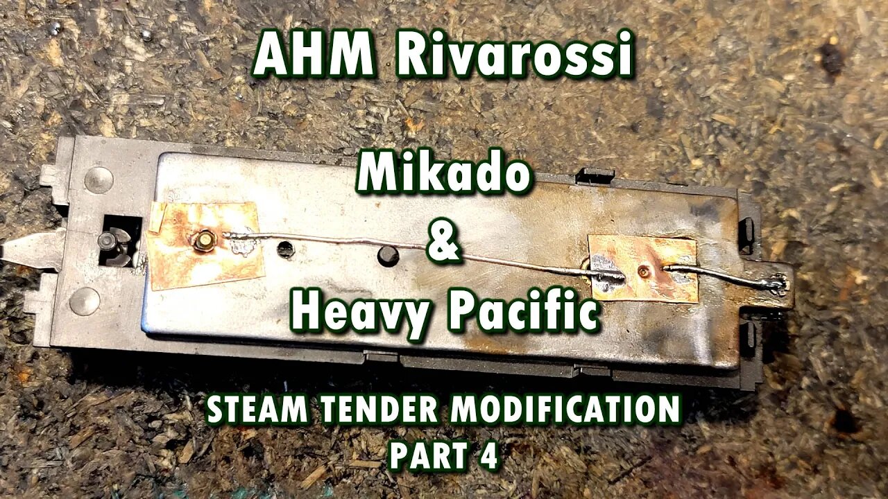 AHM Rivarossi 2 steam tender modification part 4