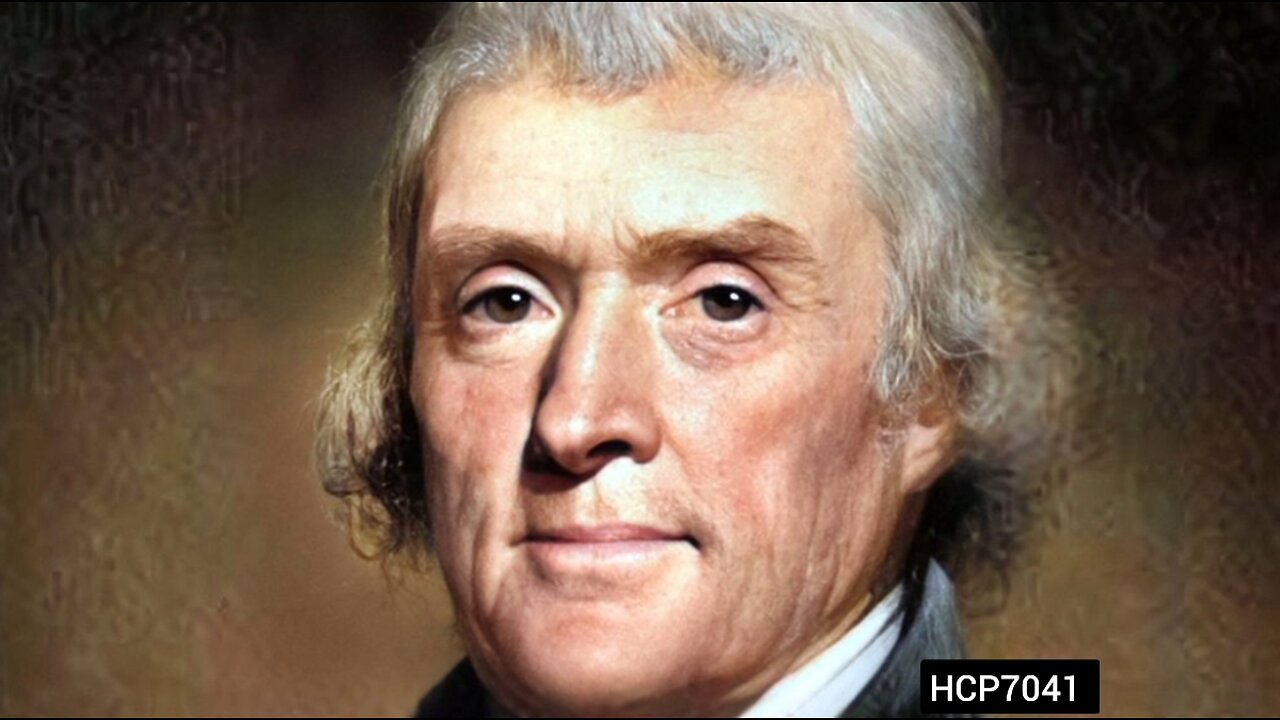 Thomas Jefferson Third President of USA, AI Animation, Restored Painting | HCP7041 | Subscribe, like