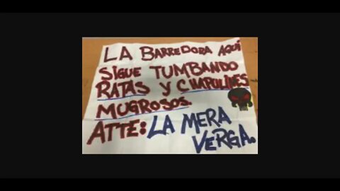 He Was Caught With A Narco Message Before He Could Hang It
