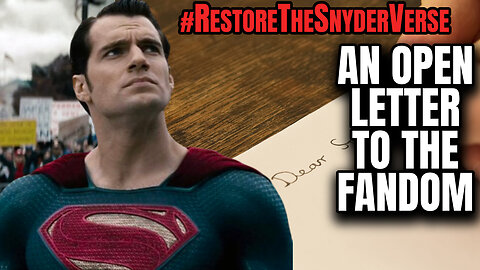 Dear Snyder Fans | A Letter to the Snyder Loyalists.