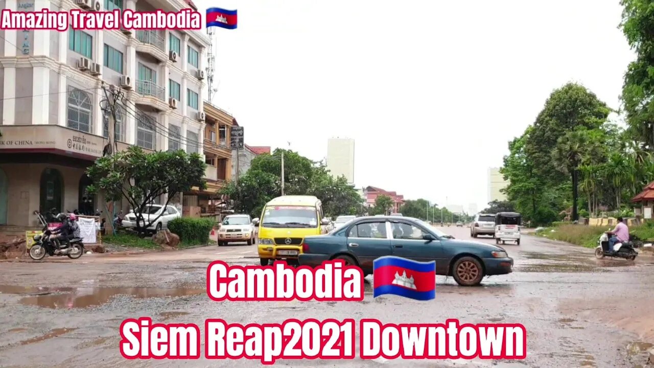 Tour Siem Reap2021, #DrivingTour, Siem Reap Downtown Pchum Ben Day / Amazing Tour Cambodia.